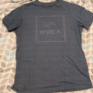 RVCA blue w/ pink T-shirt sz L